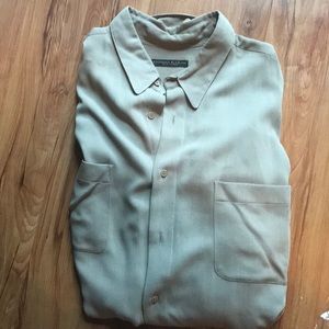 Donna Karen long sleeved button down